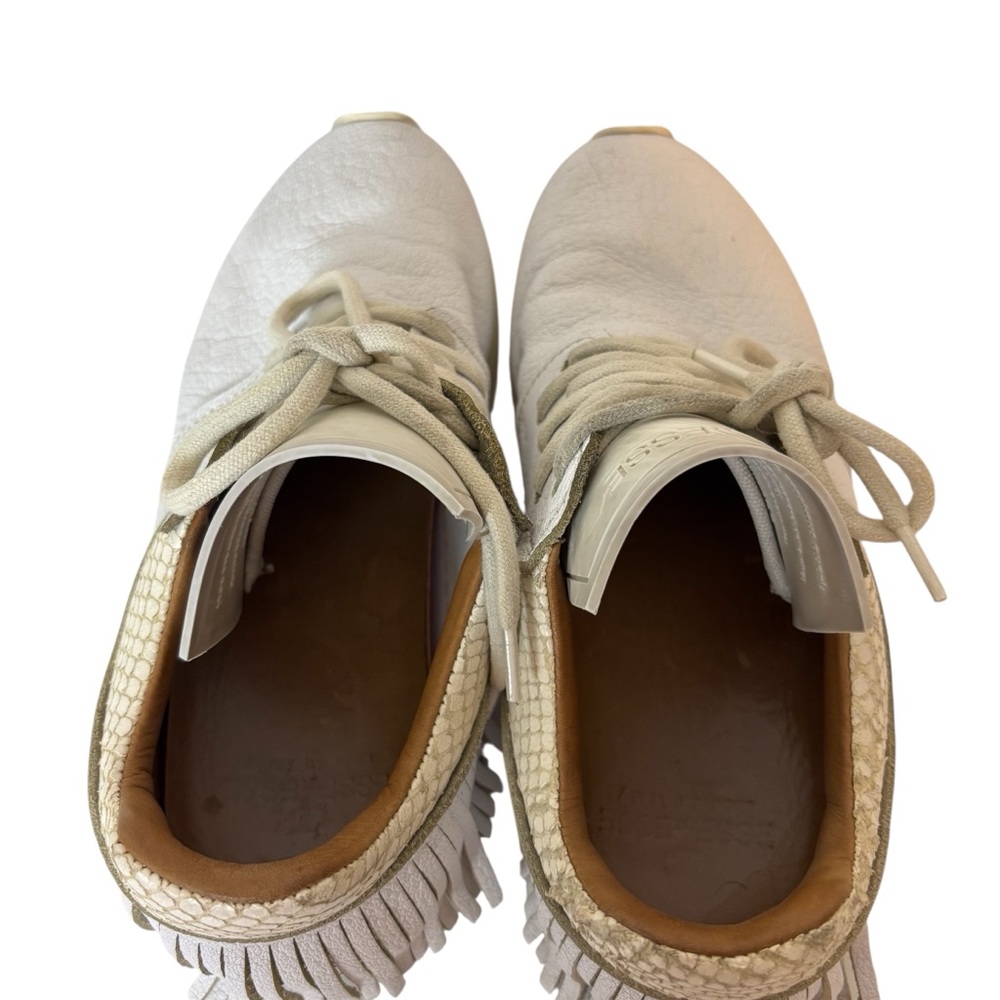 Esseutesse Fringe Sneakers white women’s size US 6 EU 36 - Picture 8 of 11